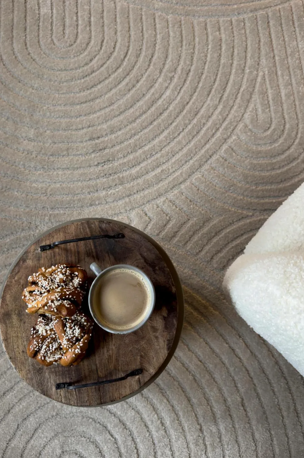 KM Home Fladvævede Tæpper|Luv- & Ryatæpper-Luvtæppe Genova Zen