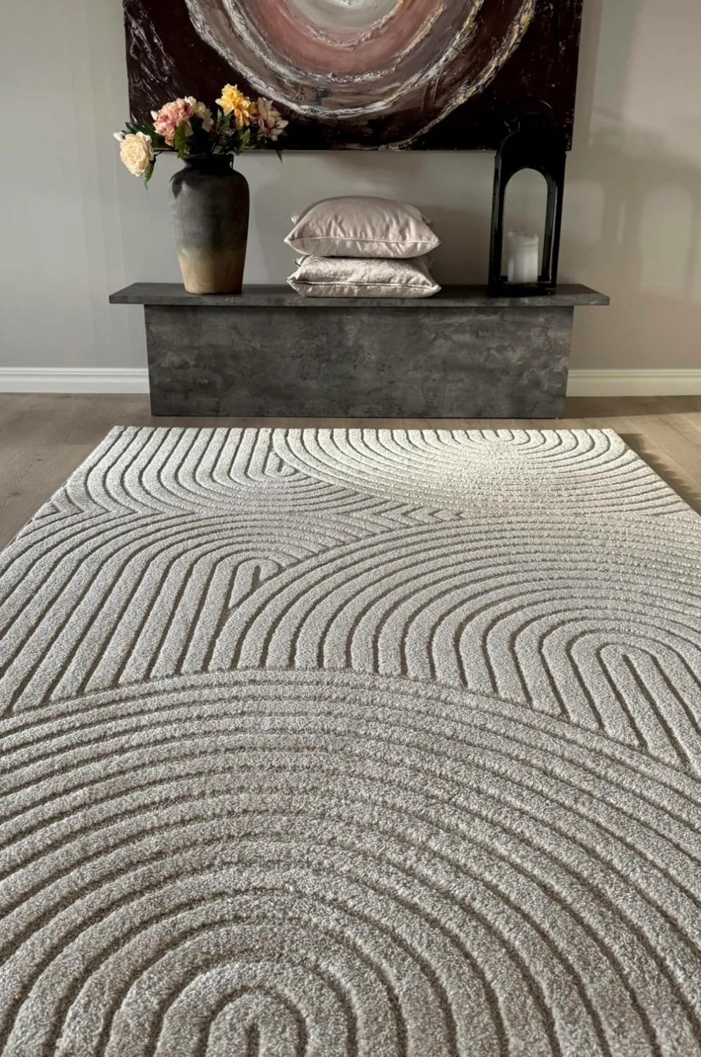 KM Home Fladvævede Tæpper|Luv- & Ryatæpper-Luvtæppe Genova Zen