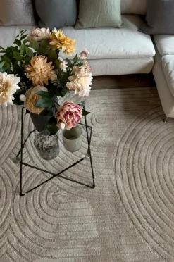 KM Home Fladvævede Tæpper|Luv- & Ryatæpper-Luvtæppe Genova Zen