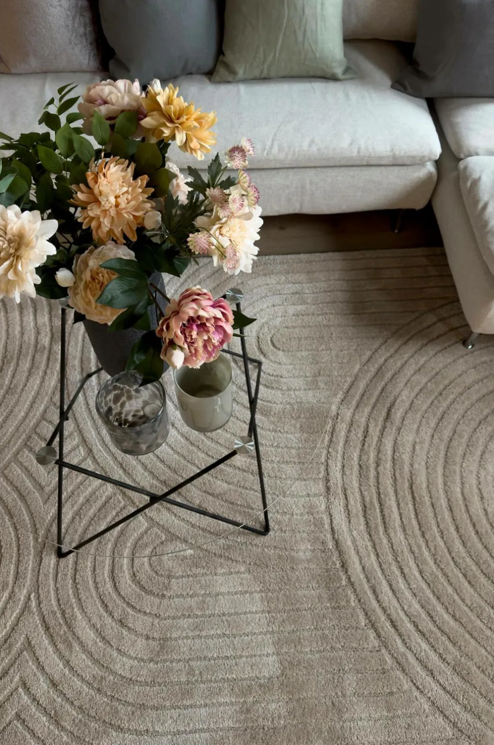 KM Home Fladvævede Tæpper|Luv- & Ryatæpper-Luvtæppe Genova Zen