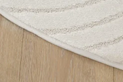 KM Home Fladvævede Tæpper|Luv- & Ryatæpper-Luvtæppe Genova Zen rund