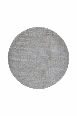 KM Home Fladvævede Tæpper|Luv- & Ryatæpper-Luvtæppe Genova Zen rund