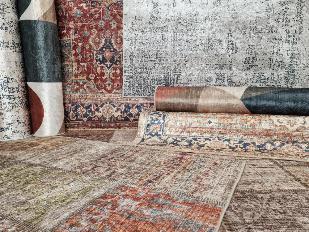 KM Home Fladvævede Tæpper-Tæppe Amber