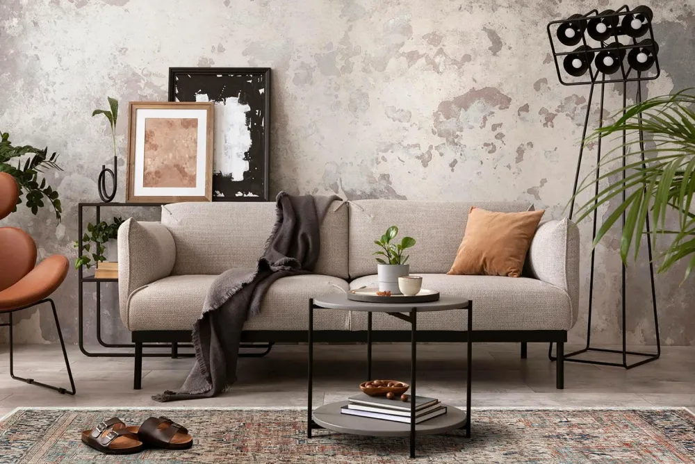 KM Home Fladvævede Tæpper-Tæppe Amber