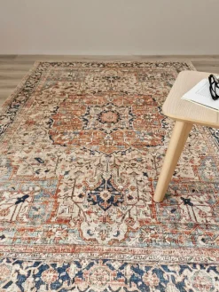 KM Home Fladvævede Tæpper-Tæppe Amber