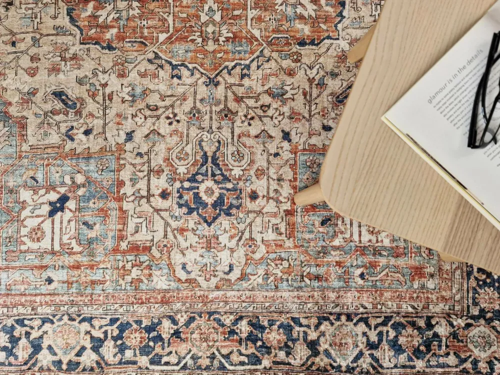 KM Home Fladvævede Tæpper-Tæppe Amber