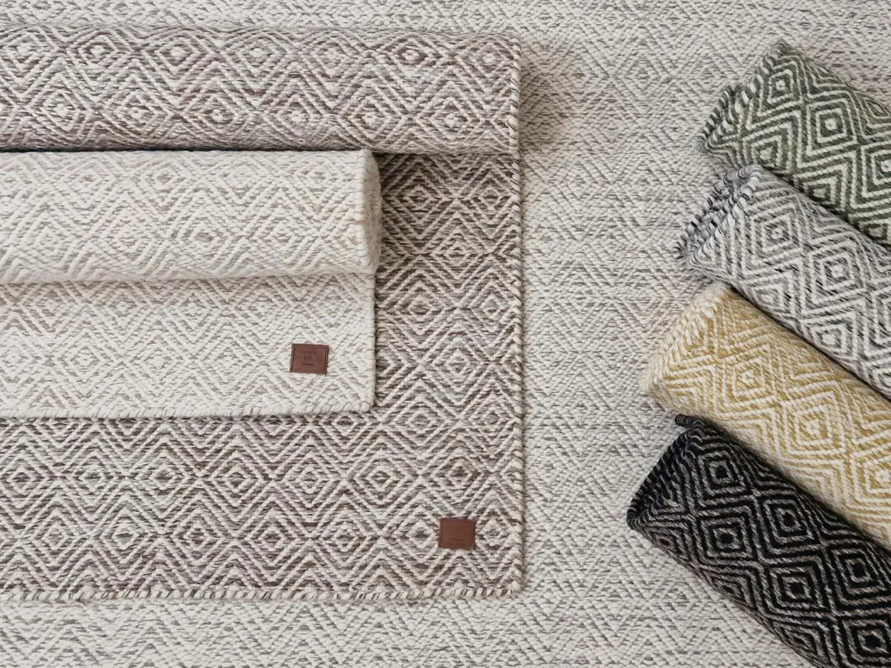 KM Home Uldtæpper-Uldtæppe Gåsöga