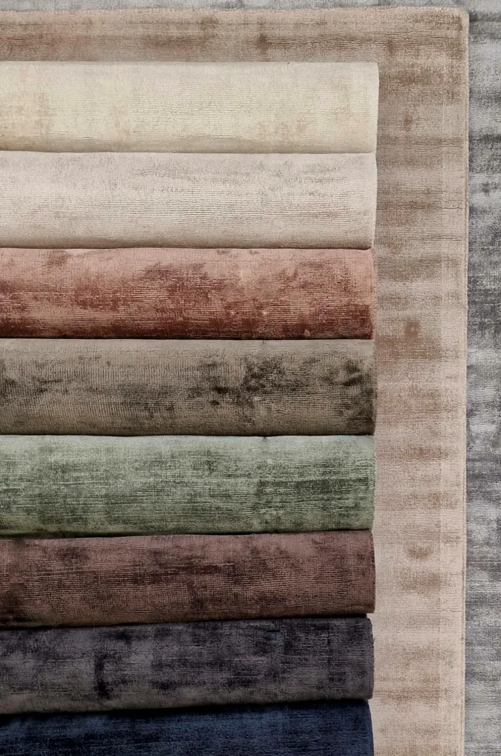 KM Home Fladvævede Tæpper-Viskosetæppe Tribeca