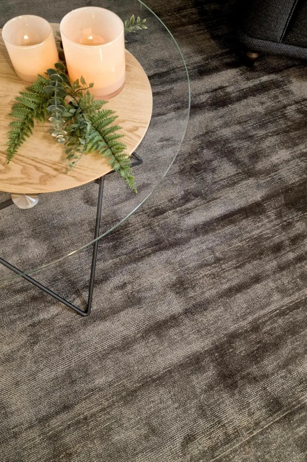 KM Home Fladvævede Tæpper-Viskosetæppe Tribeca