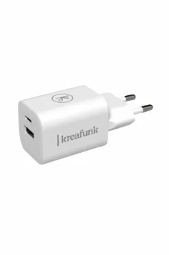 Kreafunk Mobiltelefoner, Tablets & Tilbehør-Vægoplader USB-C/USB A aDAPT