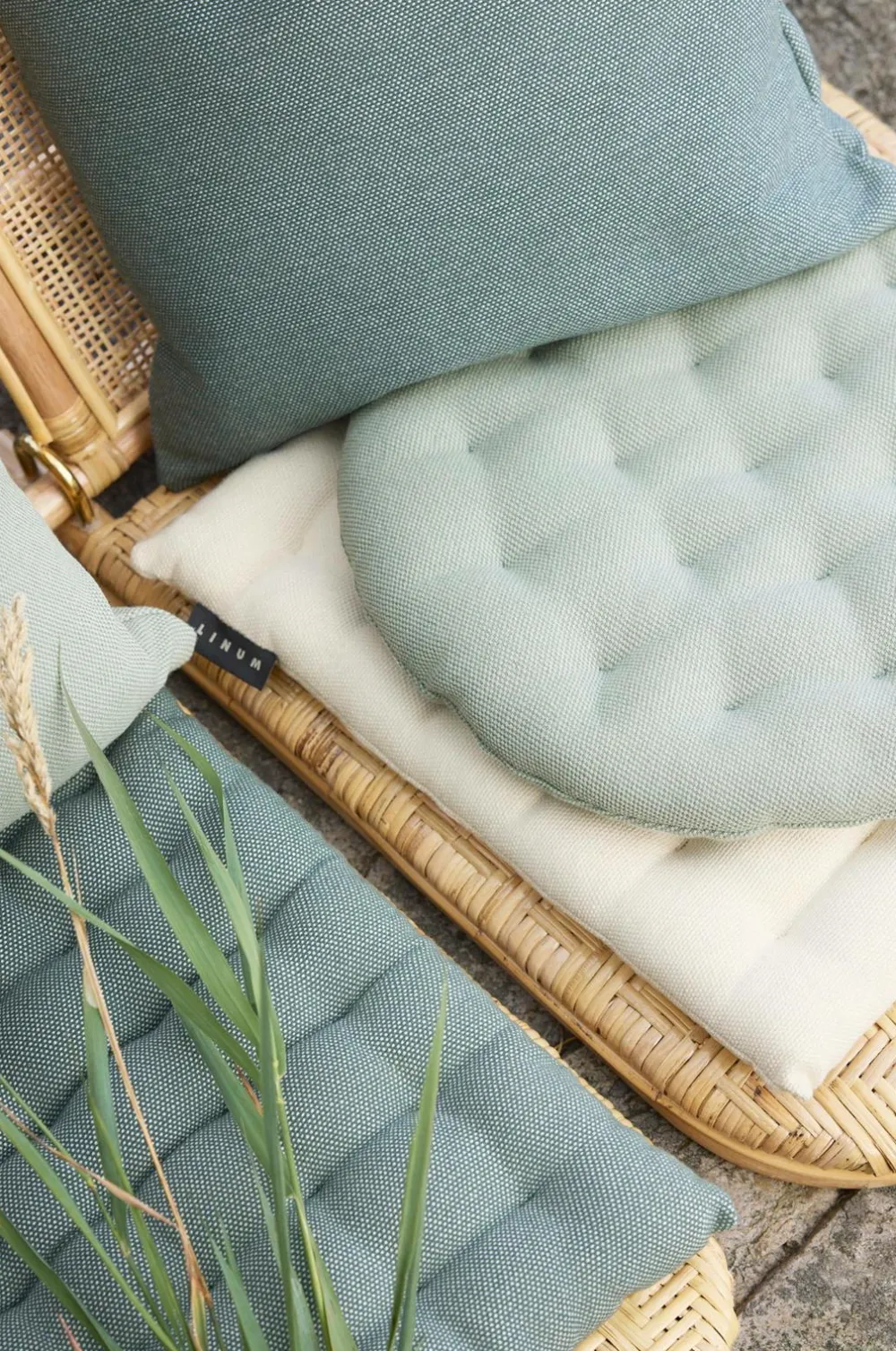 Linum Møbeltekstiler-Sædehynde Pepper Ø 37 cm