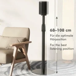 LogiLink Tv, Lyd & Det Smarte Hjem-Gulvstativ Sonos Era 100 / Era 300 682-1068 mm