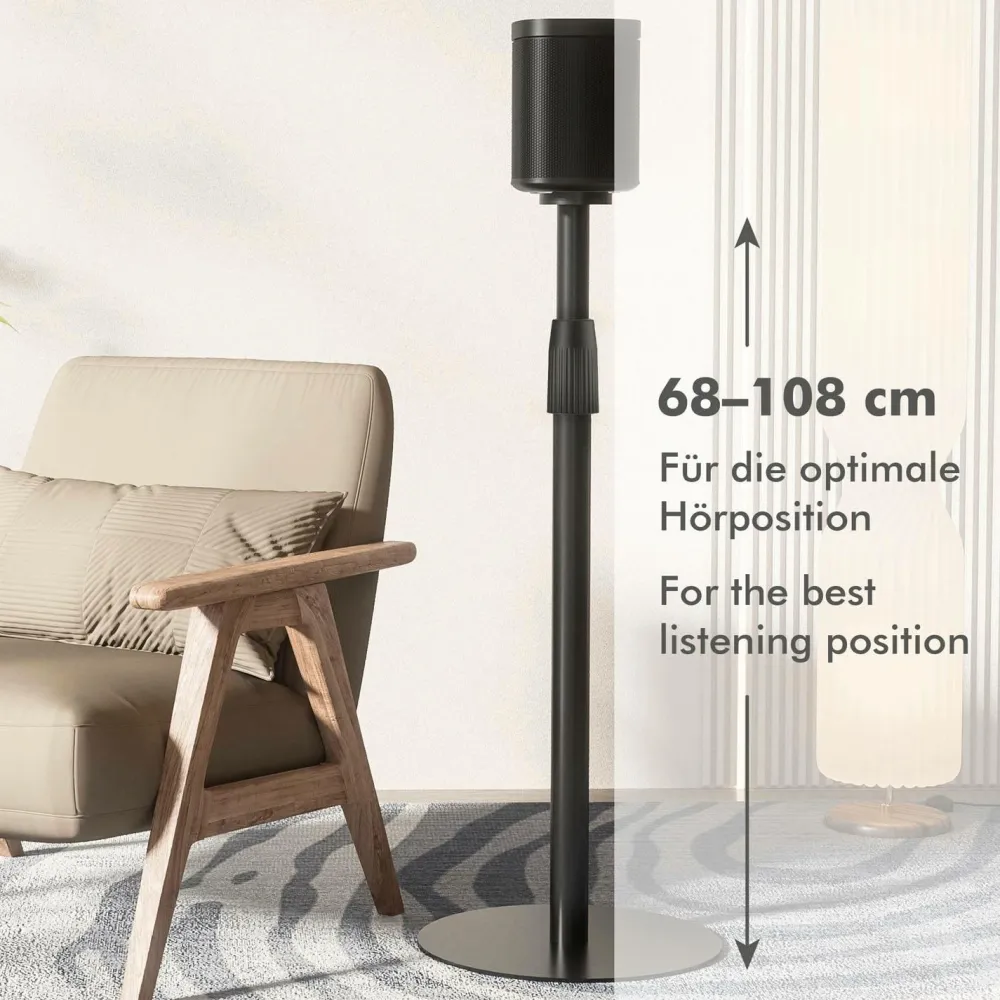 LogiLink Tv, Lyd & Det Smarte Hjem-Gulvstativ Sonos Era 100 / Era 300 682-1068 mm