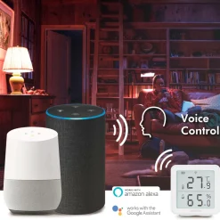 LogiLink Værktøj & Have-Smart temperatur- og fugtighedssensor Wifi Tuya