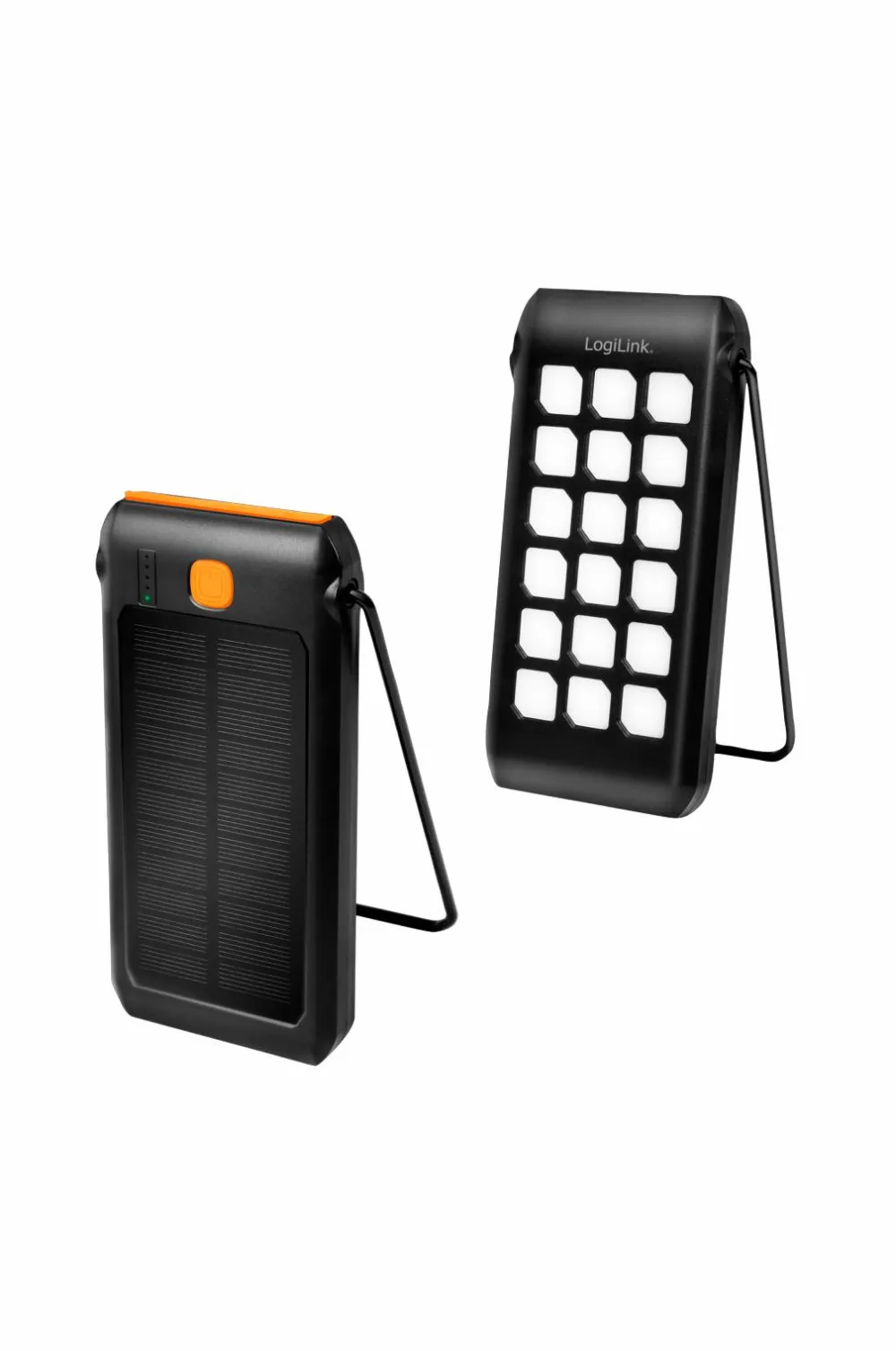 LogiLink Mobiltelefoner, Tablets & Tilbehør-Solcelle-powerbank 10.000mAh PD 18W