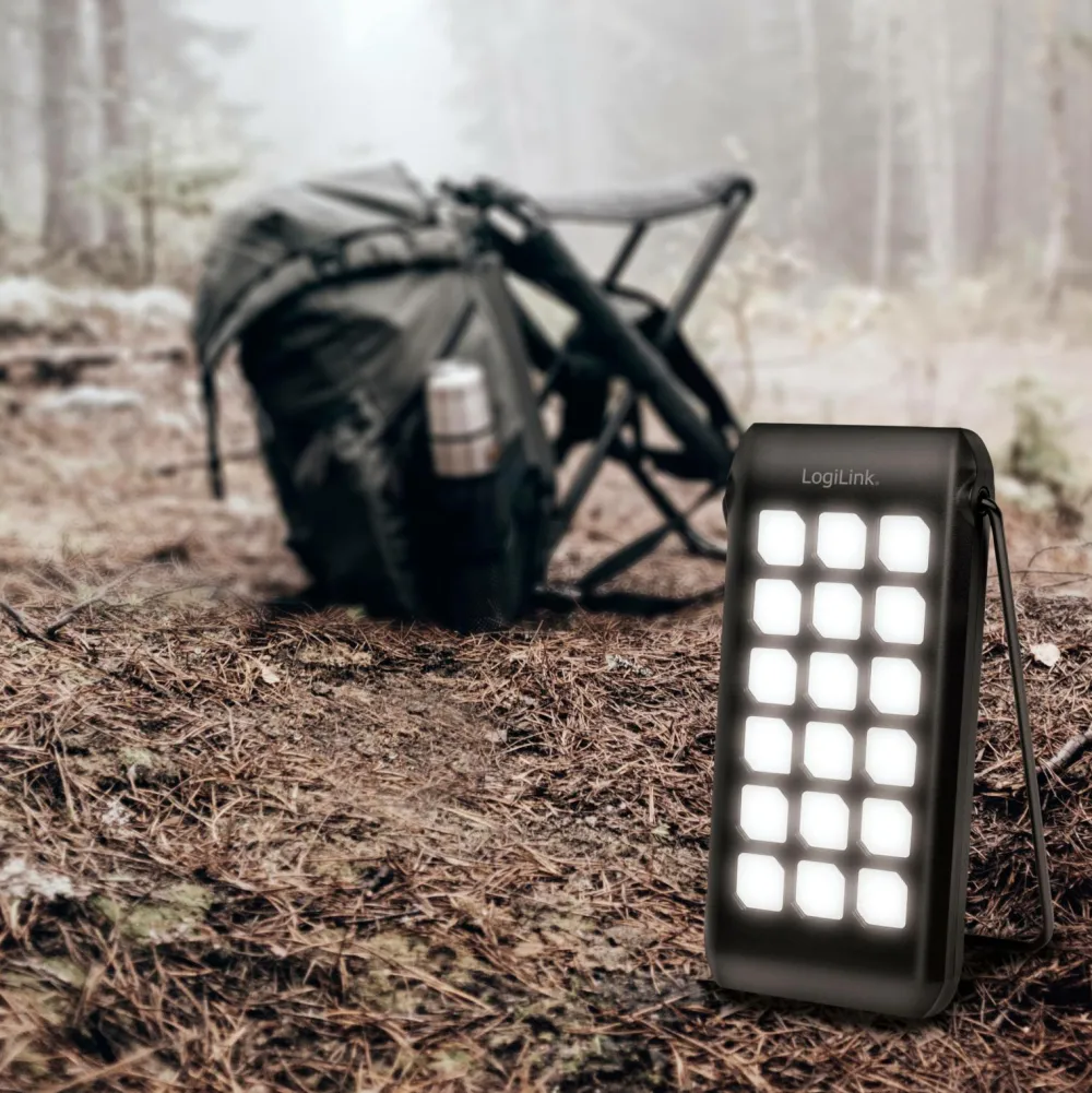 LogiLink Mobiltelefoner, Tablets & Tilbehør-Solcelle-powerbank 10.000mAh PD 18W