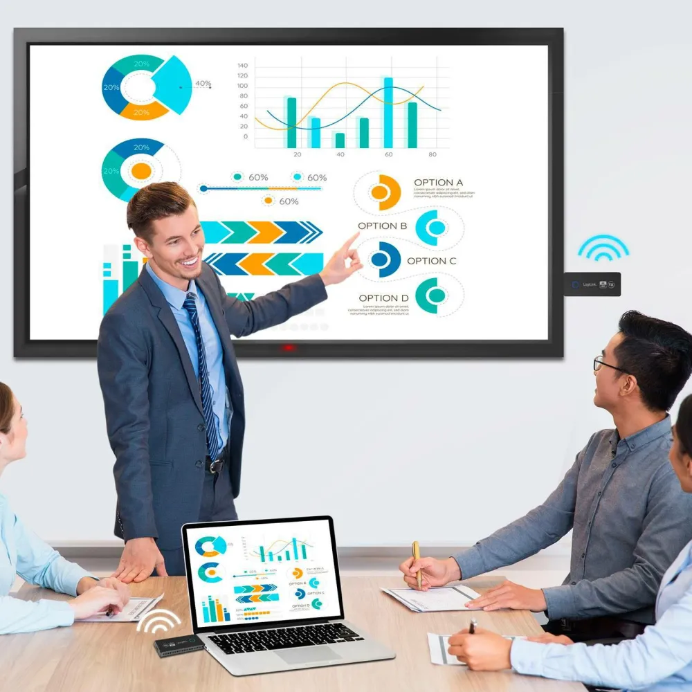LogiLink Computertilbehør-Trådløs transmission HDMI til HDMI 4k 60hz