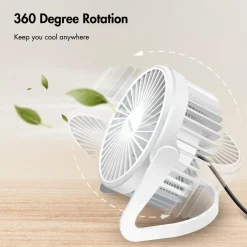 LogiLink Husholdningselektronik-USB Bordventilator ø 12,7 cm