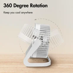 LogiLink Husholdningselektronik-USB Bordventilator ø 15,24 cm