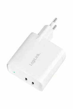 LogiLink Mobiltelefoner, Tablets & Tilbehør-USB-oplader 2 x USB-C PD 40W