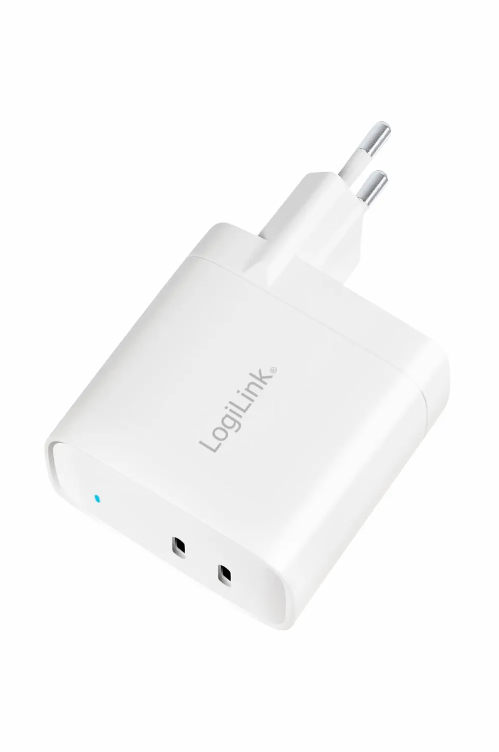 LogiLink Mobiltelefoner, Tablets & Tilbehør-USB-oplader 2 x USB-C PD 40W