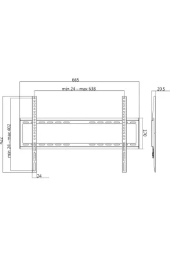 LogiLink Tv, Lyd & Det Smarte Hjem-Vægbeslag TV 37-70