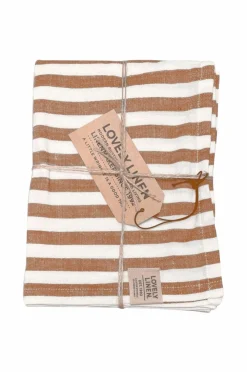 Lovely Linen Bordtekstiler-Bordløber Misty i vasket hør