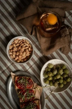 Lovely Linen Bordtekstiler-Dug Misty i vasket hør