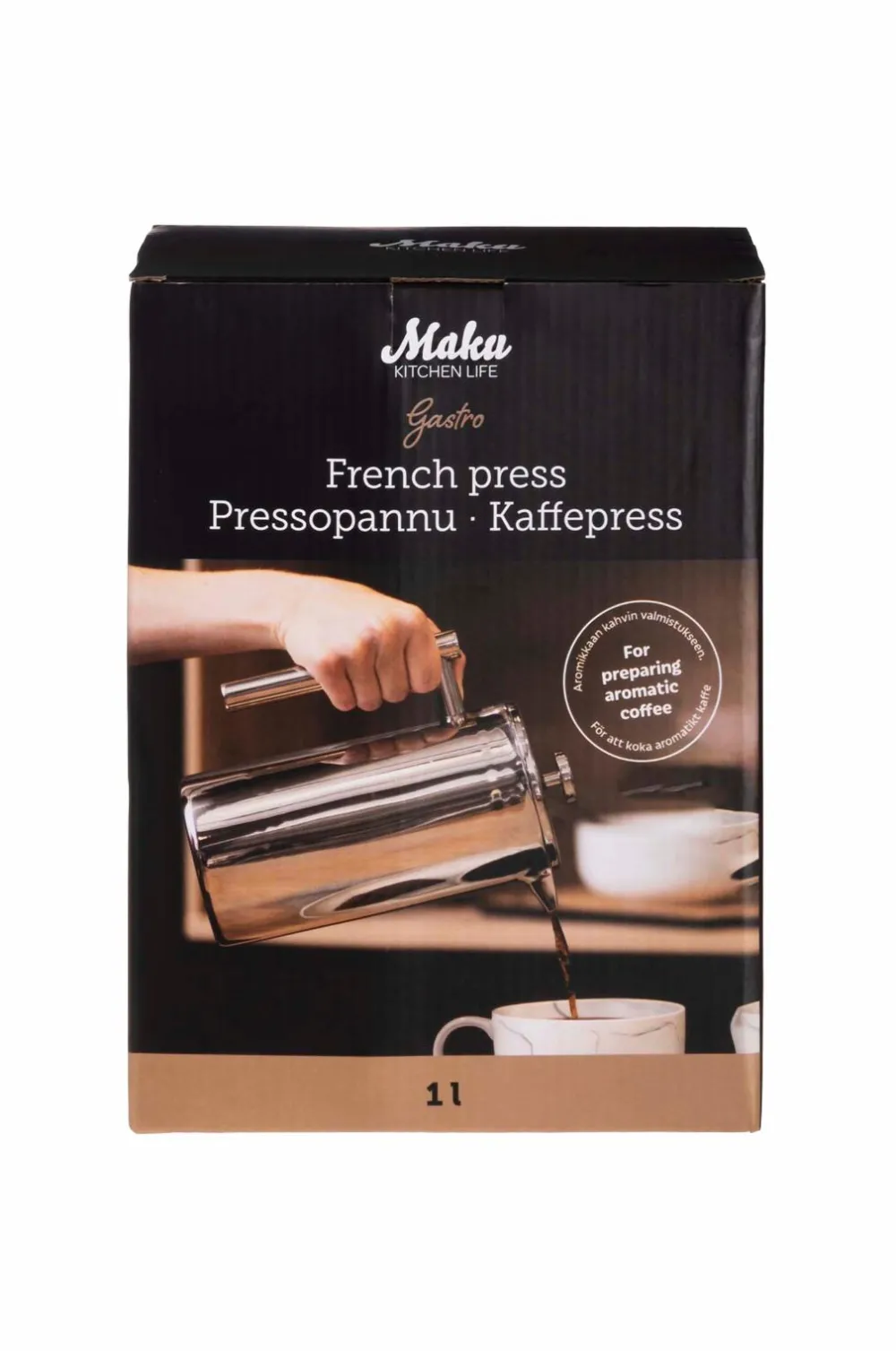 Maku Kitchen Life Kaffe- & Espressomaskiner-Stempelkande 1 L