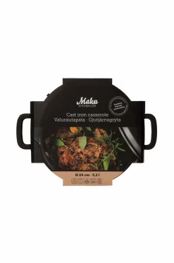 Maku Kitchen Life Pander & Gryder-Støbejernsgryde 5,2 L