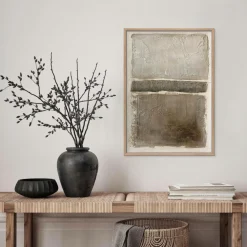 Malerifabrikken Posters & Billeder-Art Structure 1 / 50x70 Cm / Egetræsramme