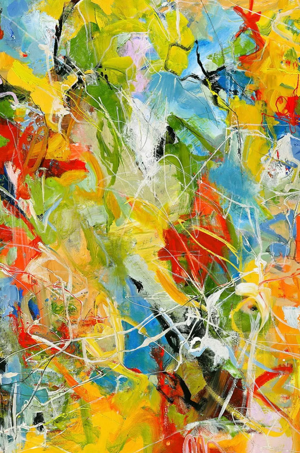 Malerifabrikken Posters & Billeder-Color Catch / Blandet maleri / 90 X 120 cm