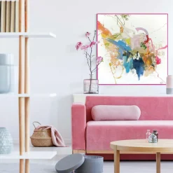 Malerifabrikken Posters & Billeder-Confidential / Blandet maleri / 100 X 100 cm