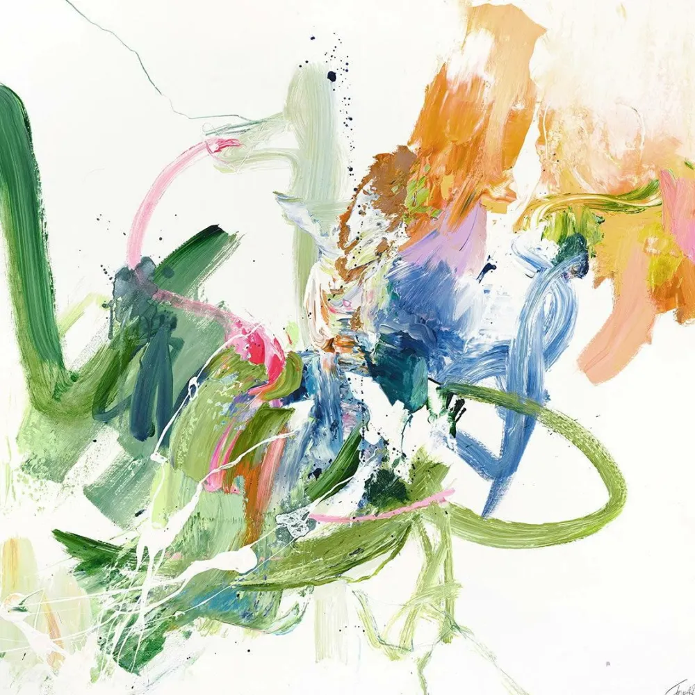 Malerifabrikken Posters & Billeder-Confidential / Blandet maleri / 100 X 100 cm