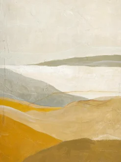 Malerifabrikken Posters & Billeder-Design Painting / Field / 90x120 Cm / Egetræsramme