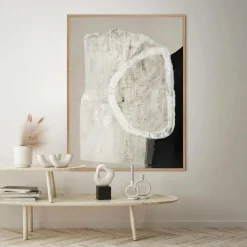 Malerifabrikken Posters & Billeder-Design Painting / Of Stone / 120x90 Cm / Egetræsramme