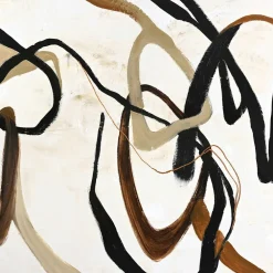 Malerifabrikken Posters & Billeder-Design Painting / Once Again / 100x100 Cm / Sort ramme