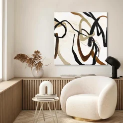 Malerifabrikken Posters & Billeder-Design Maleri / Once Again / 100x100 Cm