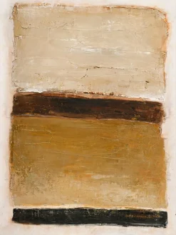 Malerifabrikken Posters & Billeder-Design Painting / Ochre Square / 90x120 Cm / Egetræsramme