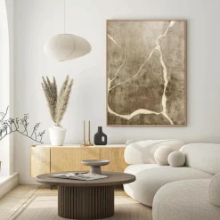 Malerifabrikken Posters & Billeder-Design Painting / Vibranium / 90x120 Cm / Egetræsramme