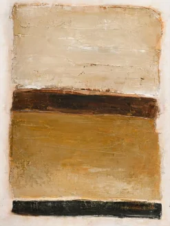 Malerifabrikken Posters & Billeder-Design Painting / Ochre Square / 90x120 Cm / Sort ramme