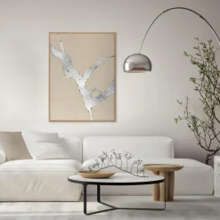 Malerifabrikken Posters & Billeder-Design Maleri / Wild Horizon / 90x120 Cm / Egetræsramme