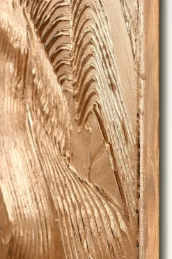 Malerifabrikken Posters & Billeder-Design Maleri / Metallic Brown / 90x120 Cm