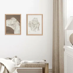 Malerifabrikken Posters & Billeder-Beach / 30x40 Cm / Egetræsramme