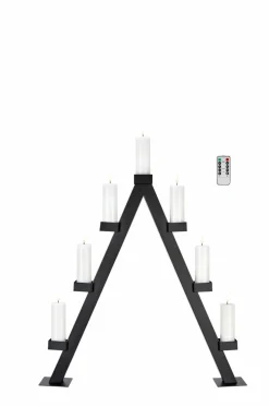 Markslöjd Julebelysning-Lysestage Arbor 7L Batteridrevet