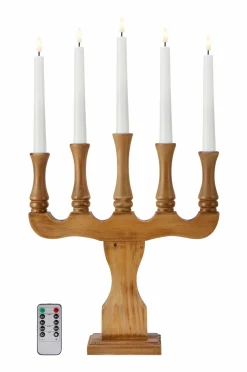 Markslöjd Julebelysning-Lysestage Rydboholm 5L Batteridrevet