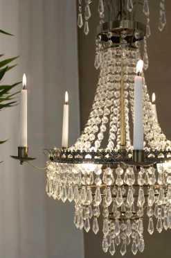 Markslöjd Krystallysekroner-MARIELUND Lysekrone 3L /MC