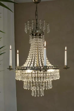 Markslöjd Krystallysekroner-MARIELUND Lysekrone 3L /MC