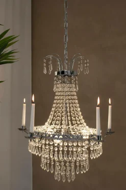 Markslöjd Krystallysekroner-MARIELUND Lysekrone 3L /MC