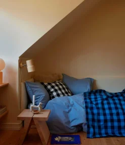 Midnatt Sengetæpper-Sengetæppe Gingham
